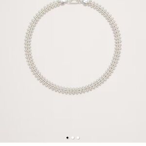 Banana Republic Silver CHOKER Necklace